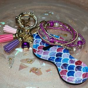 Mermaid Bracelet Keychain